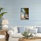 Stupell Industries Blue Surfboard Coastal Blur Black Framed Floater Canvas Wall Art, design by LSR Design Studio